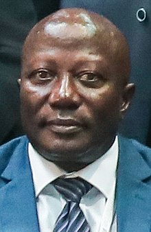 Gume in 2018 Frederick Ngobi Gume (cropped).jpg