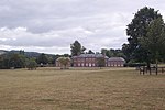 Godmersham Park, courtyards, walled gardens and gateways Front Facade of Godmersham Park - geograph.org.uk - 1490002.jpg