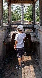 Gabriel at Martin's Park ship, Seaport District, Boston, Massachusetts, US