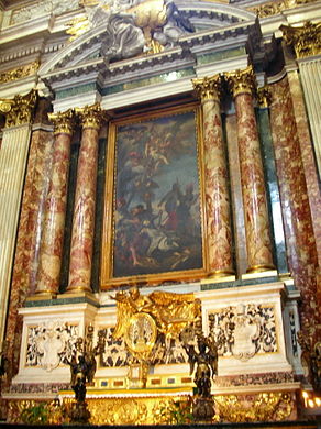 L'autel de saint François Xavier.