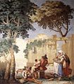 „Šeimos susitikimas“ (1757, Villa Valmarana ai Nani, Vičenca)