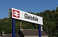 2014-01-26 A station sign at Glaisdale in Yorkshire.