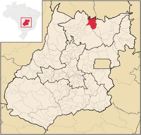 Kart over Minaçu