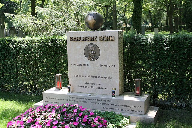 Grave of Karlheinz Böhm in Salzburg
