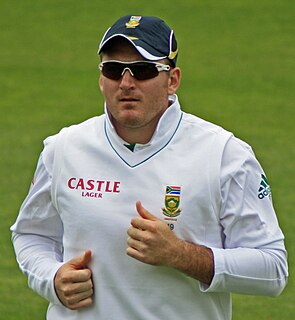 Graeme Smith Cricket player of South Africa.