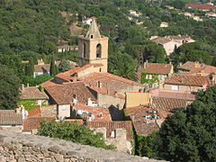Le village médiéval de Grimaud.