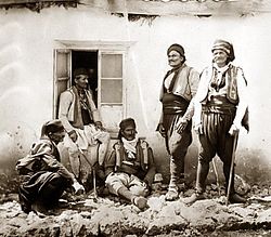 Montenegrinere . Fotografi fra det 19. århundrede