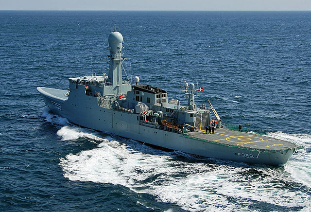 Vædderen, a Thetis-class patrol vessel