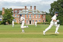 School cricket in front of the house Habsfrontcricket.jpg