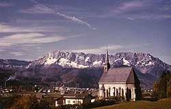 View from hilltop above St. Margarethen