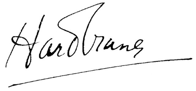 Image: Hart Crane Signature