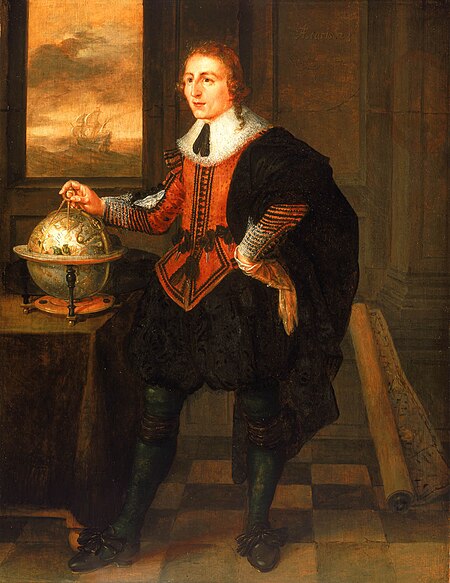 Hendrick van der Borcht, Navigator with Globe and Dividers.jpg