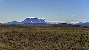 Wygasły wulkan Herðubreið