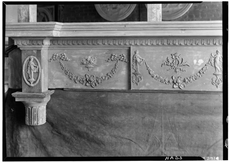 File:Historic American Buildings Survey, Thomas T. Waterman, Photographer March 10, 1938, OVERDOOR UNDER RESTORATION. - James Watson House, 7 State Street, New York, New York County, HABS NY,31-NEYO,32-6.tif