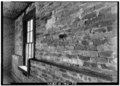 Historic American Buildings Survey J. Waring Doane, Photographer December 1958 DRYING LEDGE IN EAST ROOM ON SECOND FLOOR - Rappite Dye House, Main and Granary Streets, New HABS IND,65-NEHAR,9-5.tif