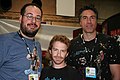 With Hugh Sterbakov (left) and Marc Silvestri (right) at ComiCon 2006.
