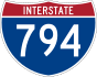 Interstate 794 marker