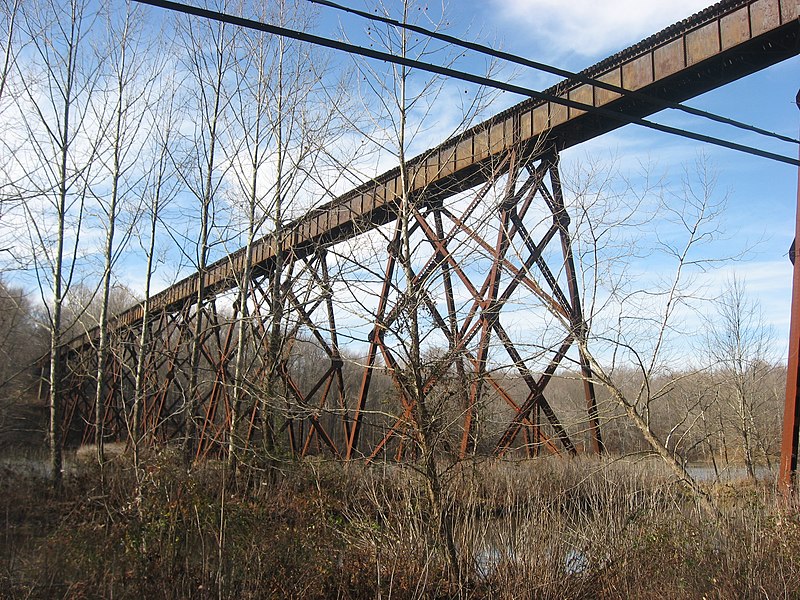 File:Illinois Central trestle over Shuffle Creek Road.jpg