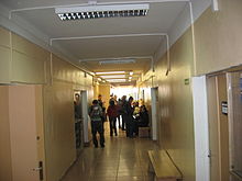 Instytut Geografii Uniwersytetu Pedagogicznego – korytarz V piętra