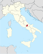 Location within Italy