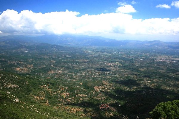 Messinia from Mt. Ithome