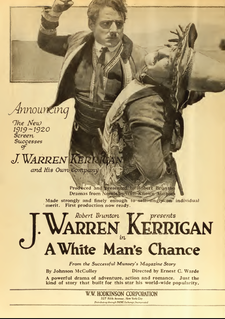 <i>A White Mans Chance</i> 1919 silent film