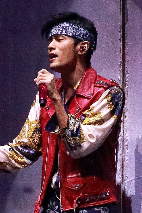 Chou performing in 2013