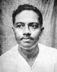 The most widely used portrait of Jibanananda Das (date unknown).