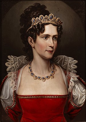 Johann Christian von Mannlich (Umkreis) - Bildnis der Prinzessin Karoline Friederike Wilhelmine von Baden (ca.1817).jpg
