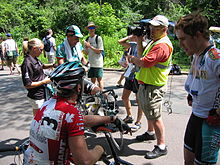 OLN interview with John Lieswyn after he won the Stillwater, Minnesota, Criterion in 2005 John Lieswyn 341.jpg