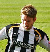 McCombe playing for Port Vale in 2009 John McCombe.JPG