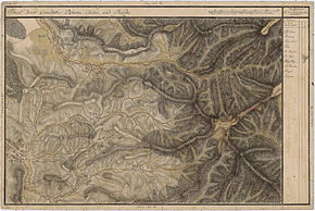Șieuț în Harta Iosefină a Transilvaniei, 1769-73. (Click pentru imagine interactivă)