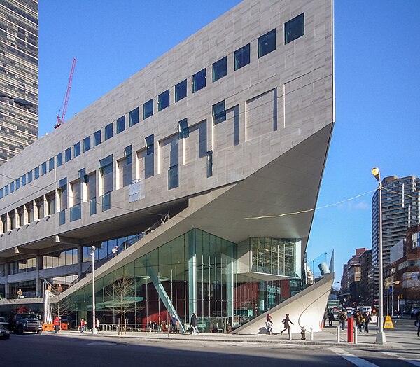 The Juilliard School in New York City, where Chastain studied acting