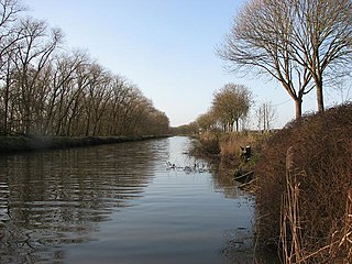 Ieperlee canal in Belgium