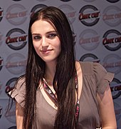 Katie McGrath at Comic Con France 2010. Katie McGrath at Comic Con France 2010 - P1440209.jpg