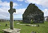 Kilnave Chapel 20120412 from west with Kilnave Cross.jpg