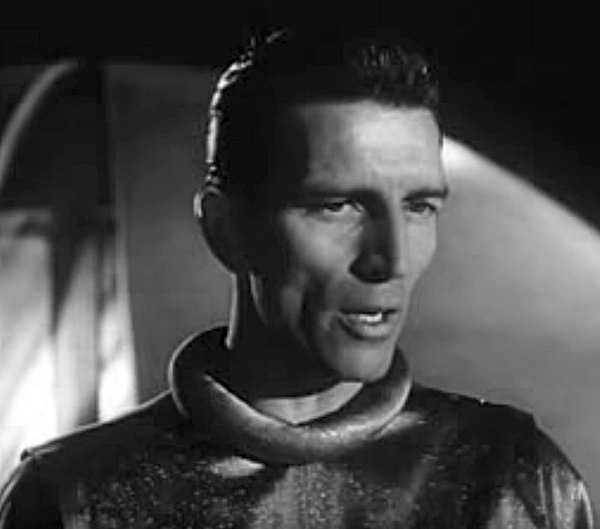 Klaatu, the Martian who visits Earth in the 1951 film The Day the Earth Stood Still