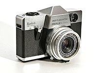 Instamatic Reflex with Schneider-Kreuznach Xenar 45 mm f/2.8 lens Kodak Instamatic Reflex (2241986487).jpg