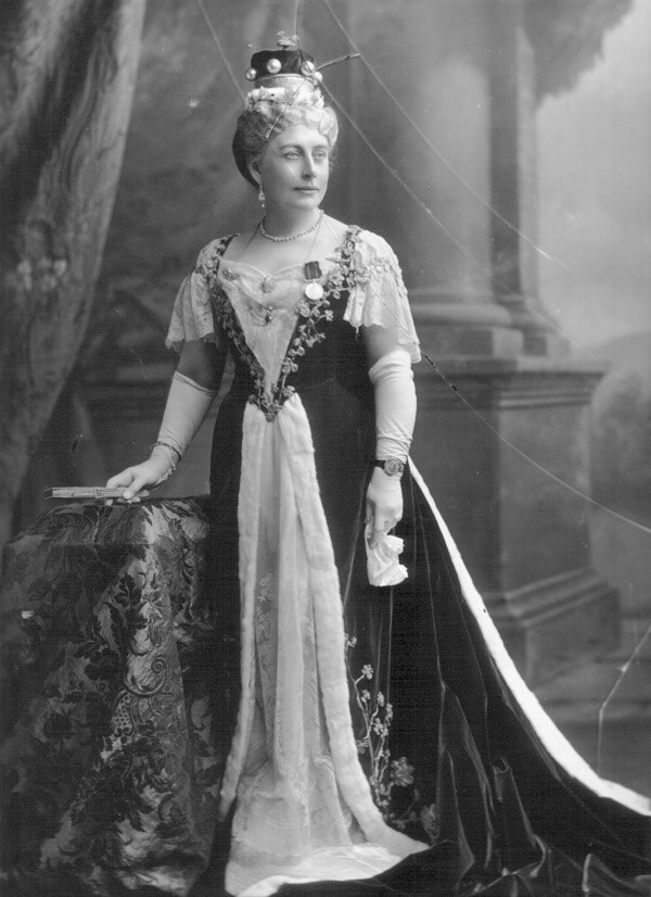 Lady O'Hagan, née Alice Mary Towneley, photographed 11 August 1902.