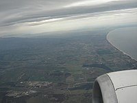 Vista aerea della piana lametina