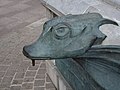 Février : Détail de la fontaine sur la place de la Concorde.