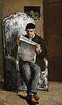 Portrait of the Artist's Father Louis-Auguste Cézanne, Reading,(아버지의 초상) 1866, 내셔널 갤러리 오브 아트, 워싱턴 D.C.