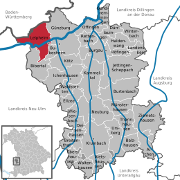 Leipheim - Localizazion