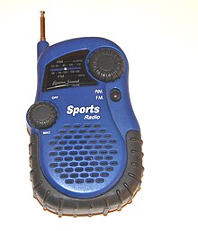 Lenoxx Sound portable AM/FM radio Lenoxx Sound Portable AM-FM Radio.JPG