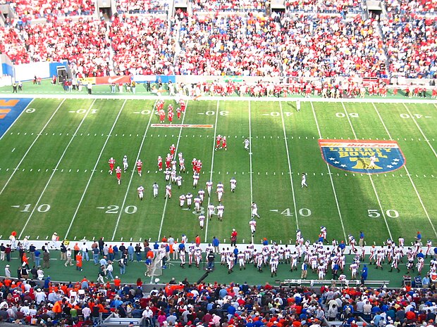 Boise State and Louisville square off in the 2004 Liberty Bowl in Memphis, Tennessee.