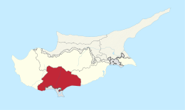 Distrito de Limassol - Ubicación