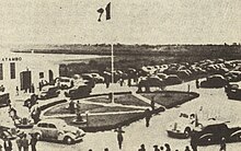 Antiguo patio de estacionamiento del aeropuerto (1943).