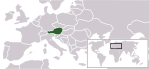 Lage Österreichs