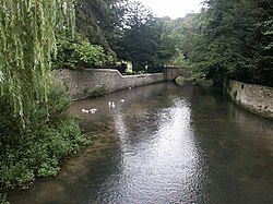 Při pohledu po proudu řeky Coln, Ablington - geograph.org.uk - 231296.jpg