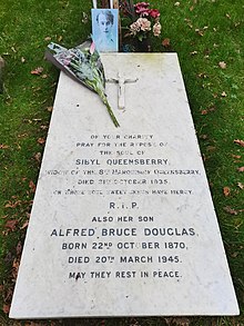 Douglas' gravestone